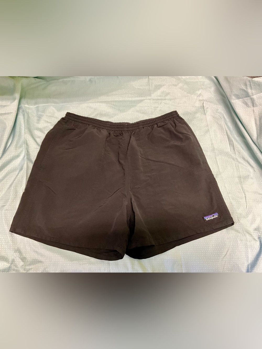 Patagonia Black Athletic Elastic-Waist Shorts